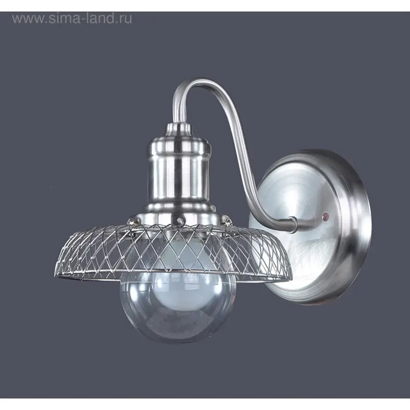 Бра "Авангард" 1 лампа 60W E14 хром h=20,5 см
