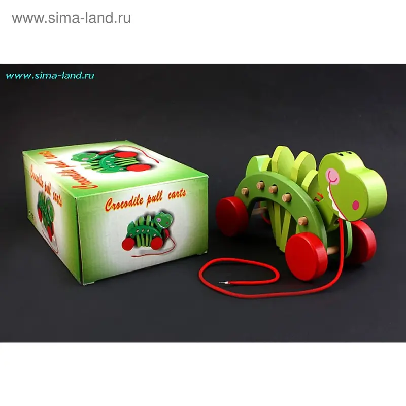 каталка трещетка крокодил 20*15*10 в кор
