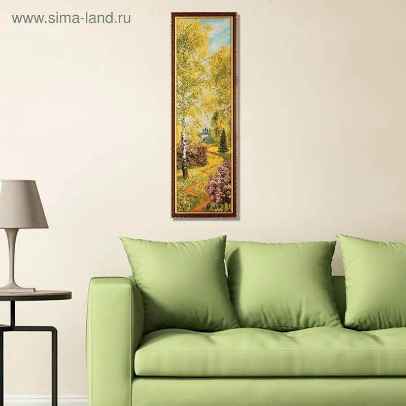 Гобеленовая картина "Весенний лес" 37*115 см