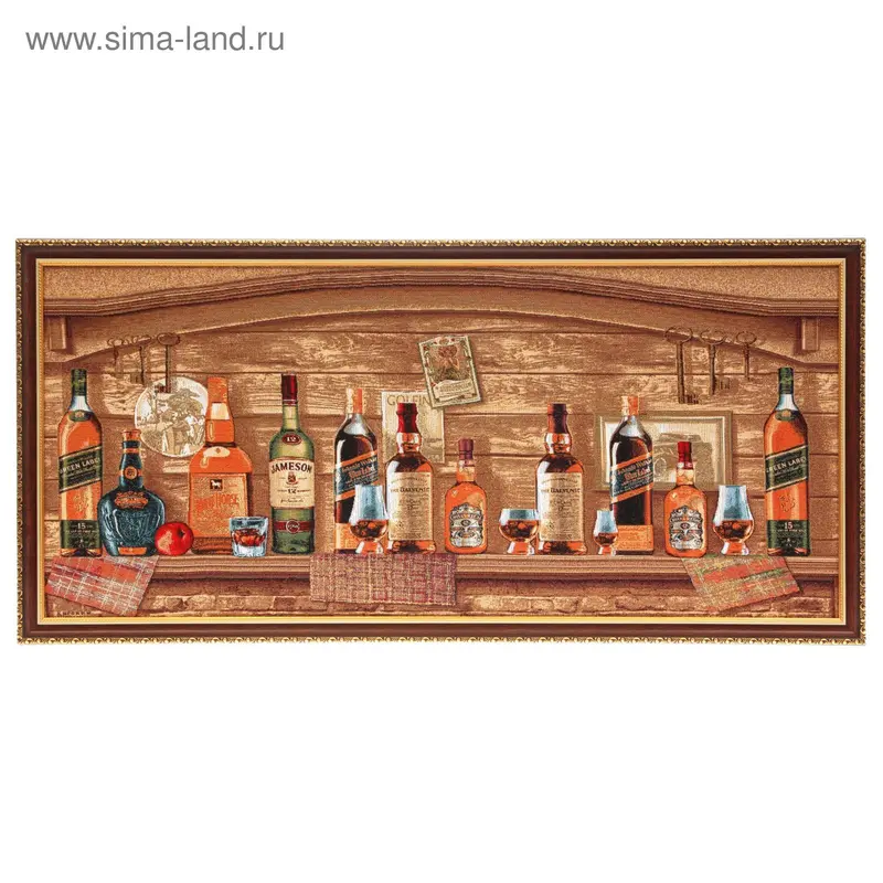 Гобеленовая картина "Виски" 107Х50 см