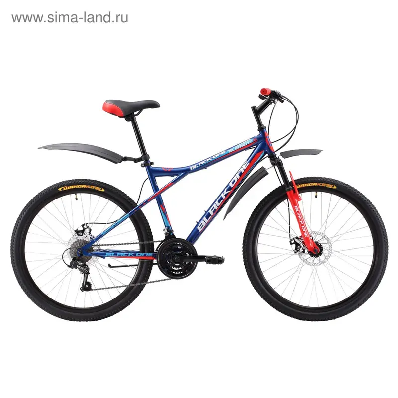 Велосипед 26" Black One Element D, 2017, цвет сине-красный, размер 16"