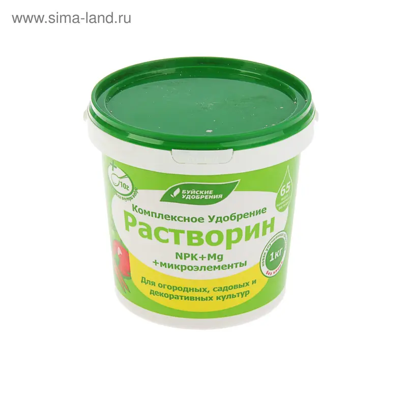 Удобрение водорастворимое "Растворин" марка А, 1 кг