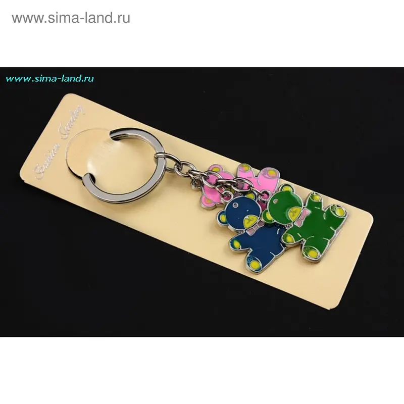 брелок металл висюльки мишки (набор 6шт)