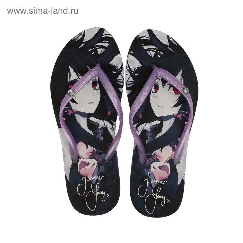 Сланцы пляжные арт. 1302W-BS (navy/blue) (р. 40)