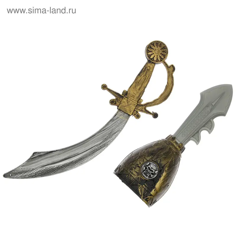 Игровой набор «Пират»: сабля, пика, в пакете