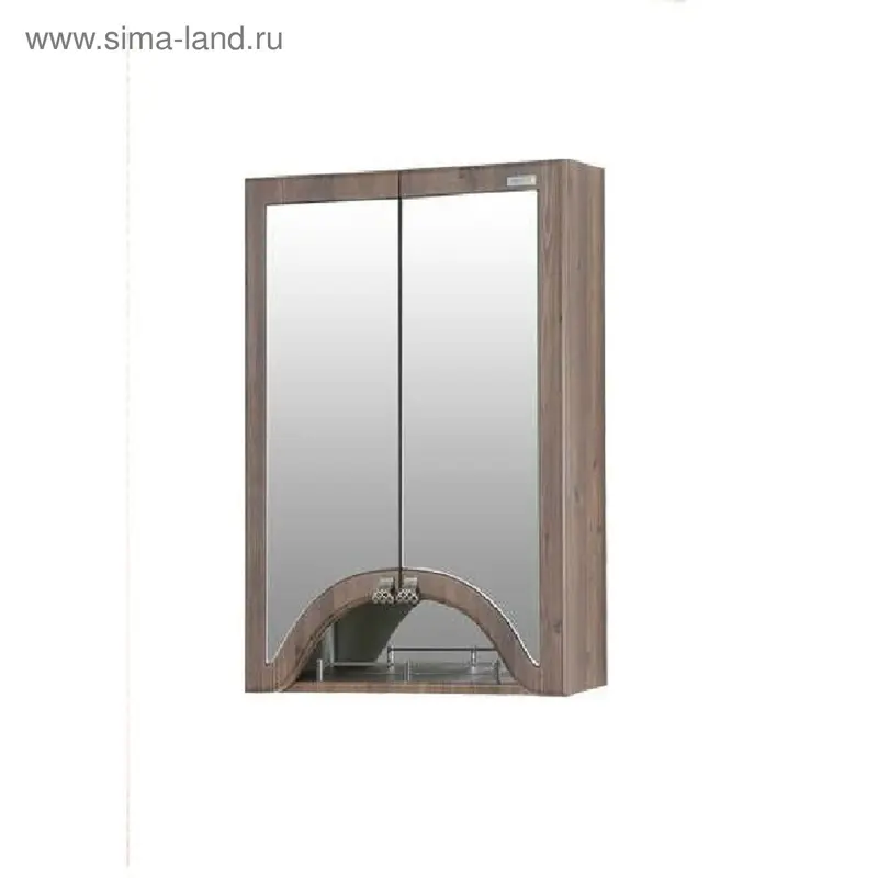 Зеркало-шкаф AQUALIFE DESIGN "Пиллау 60", темный янтарь