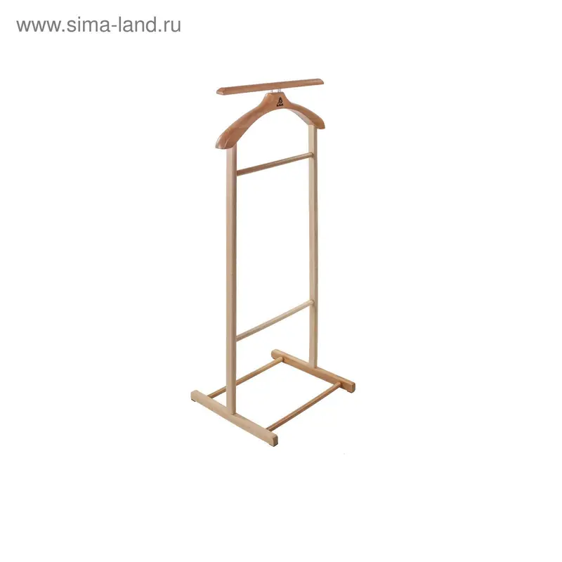 Вешалка костюмная одинарная, цвет бук