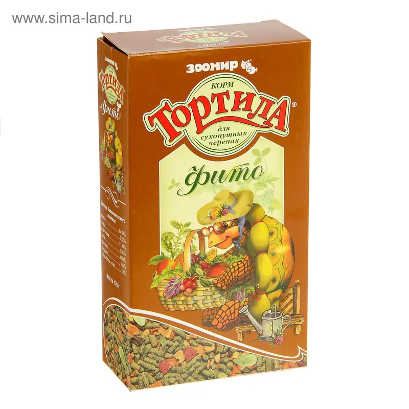 Корм "Тортила Фито" для сухопутных черепах, 170 г