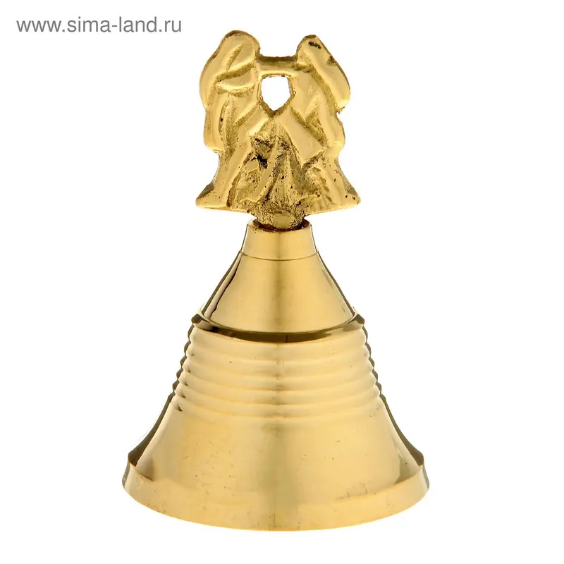 Колокольчик знак зодиака "Близнецы" 6х8 см