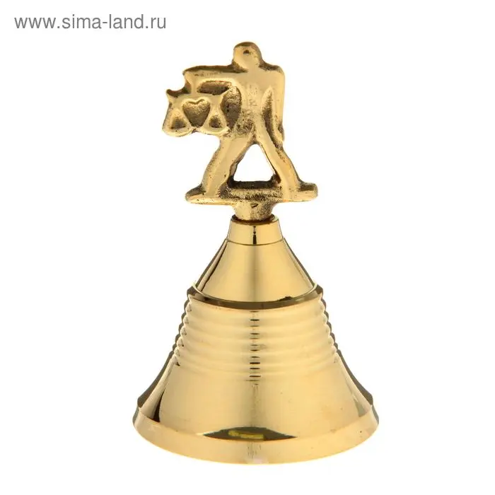 Колокольчик знак зодиака "Весы" 6х8 см