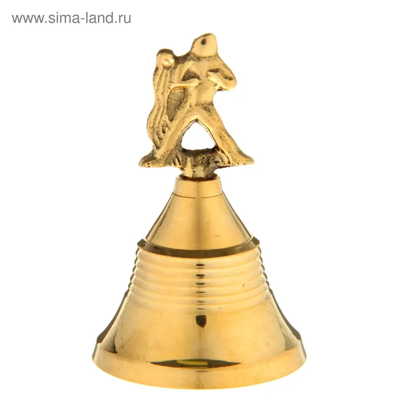 Колокольчик знак зодиака "Водолей" 6х8 см