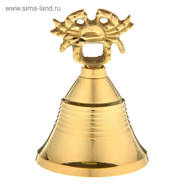 Колокольчик знак зодиака "Рак" 6х8 см