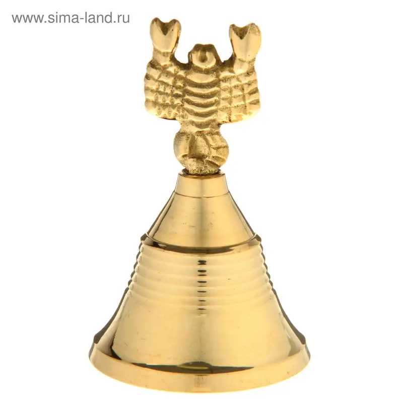 Колокольчик знак зодиака "Скорпион" 6х8 см