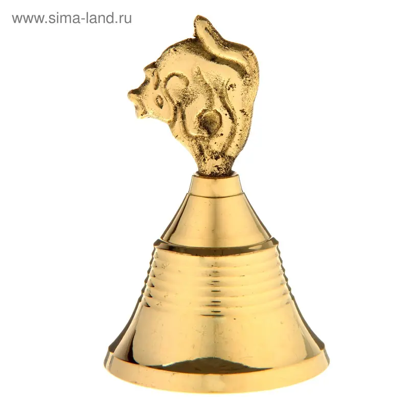 Колокольчик знак зодиака "Телец" 6х8 см