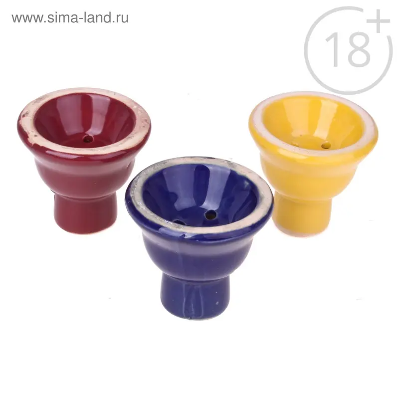 Чашка для табака маленькая, цвета микс