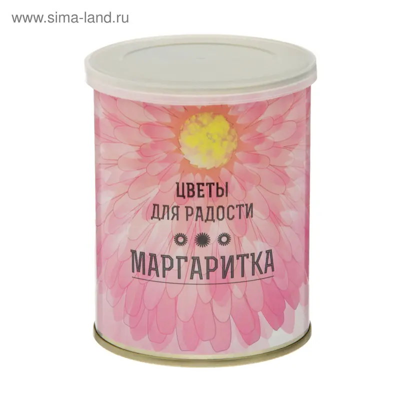 Растущая травка в банке "Цветы для радости" Маргаритки