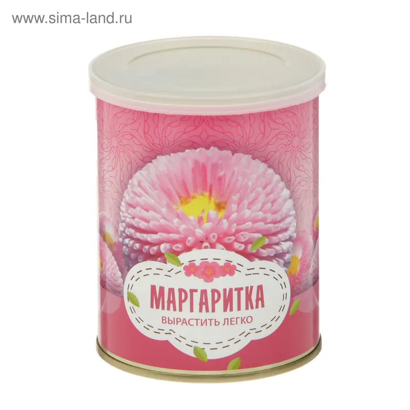 Растущая травка "Цветок в банке "Маргаритка"