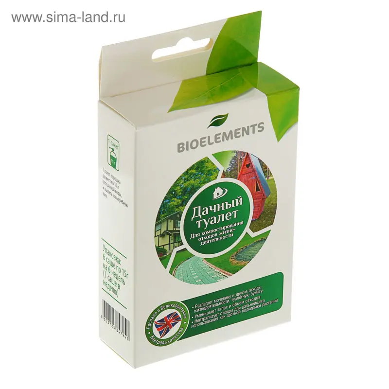 Биоэлементс- Дачный туалет, 90г