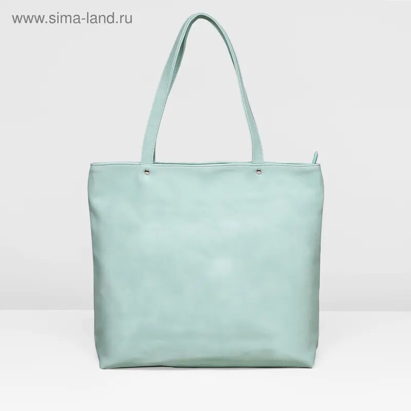 Сумка жен 6164, 36*14*35, 1 отд на молнии, н/карман, мятный