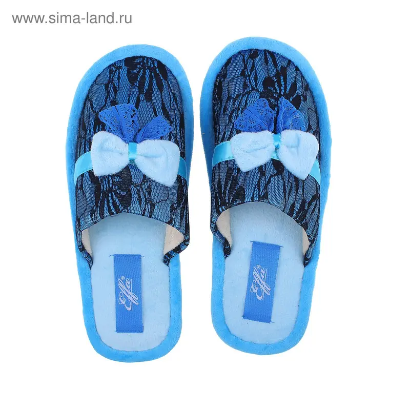 Тапочки домашние арт. 75208-NM (голубой) (р. 38)