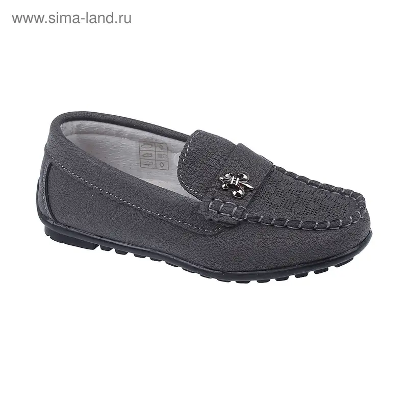Туфли дошкольные арт. 22007-SB (серый) (р. 28)