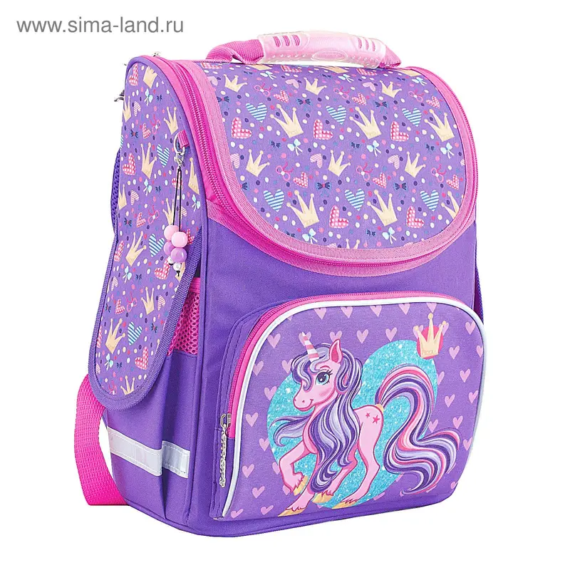 Ранец_ Стандарт Smart PG-11 34*26*14 дев Pony, фиолетовый 553338