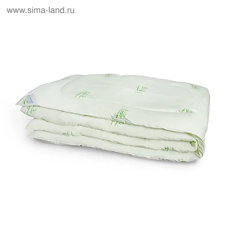 Одеяло 1,5сп 142х205 бамбук 200г/м, тик 150г/м, хл100%