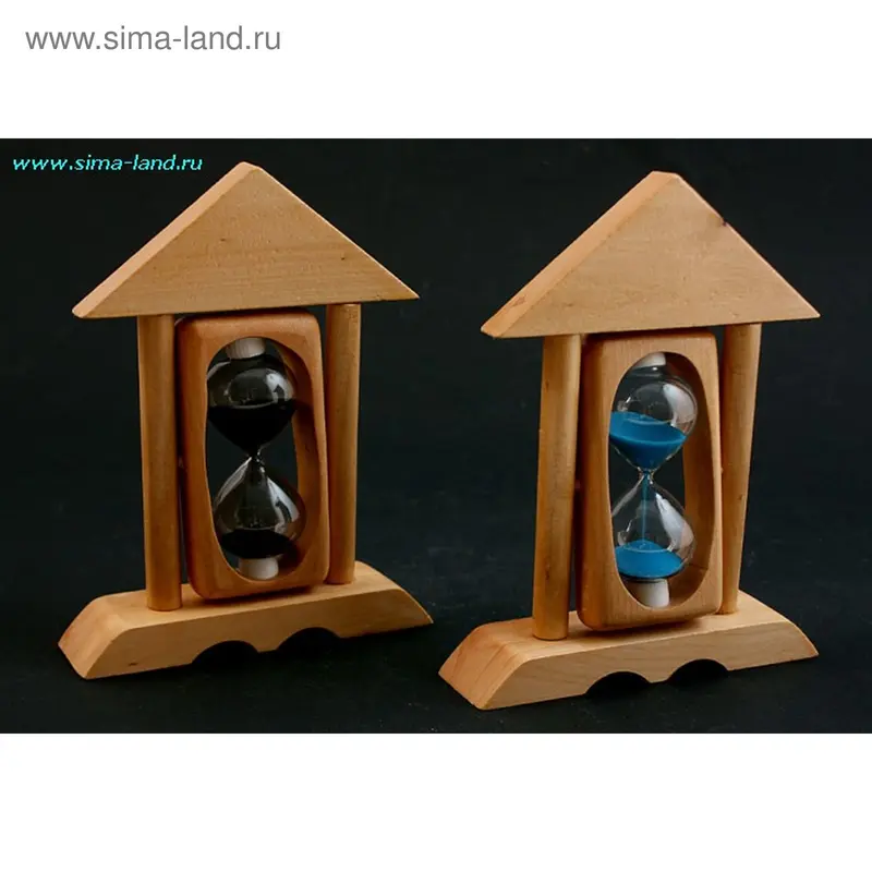 Часы песочные "Домик"
