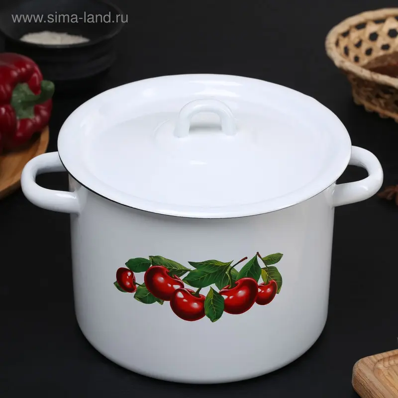 Кастрюля 3,5 л, декор МИКС