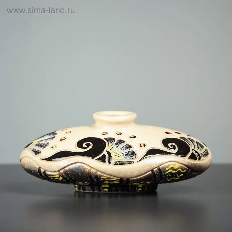 Ваза "Крит", мрамор, микс