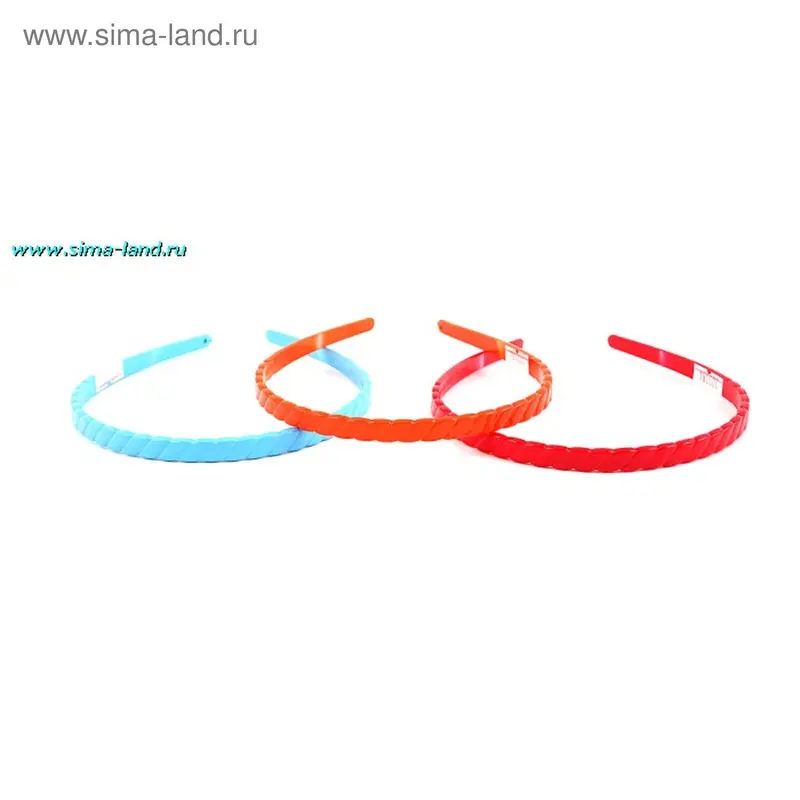 ободок для волос "Коса" (набор 12 шт) (бокс 150наб)