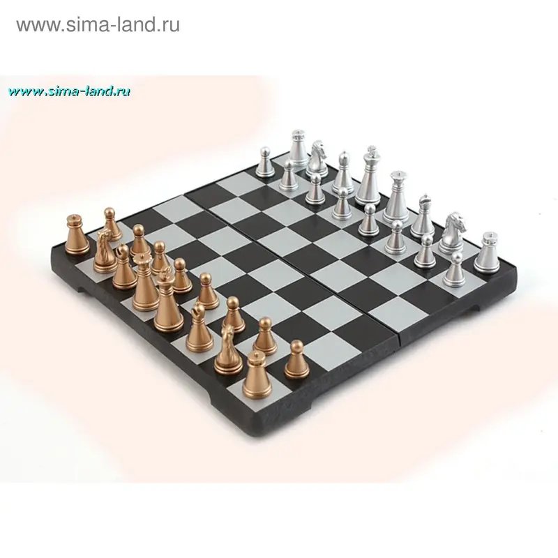 Шахматы магнитные пластиковые, в коробке