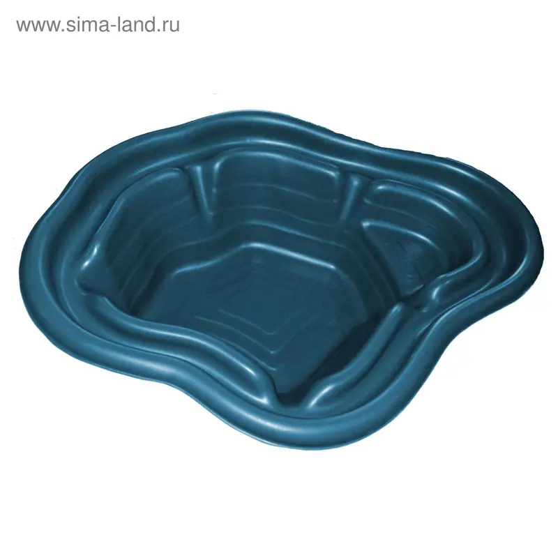 Пруд садовый пластиковый, 190 л, синий