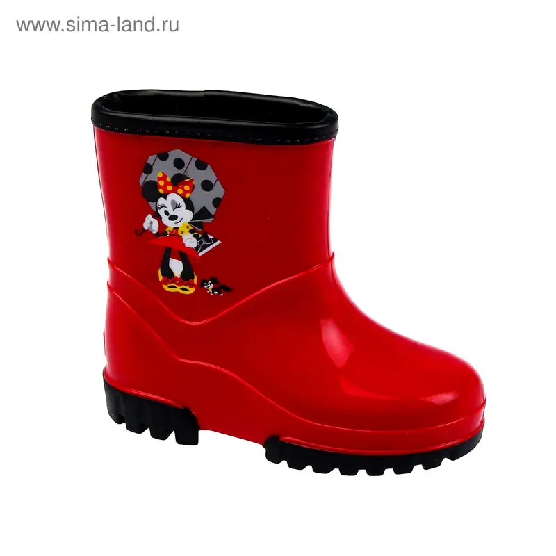 Сапоги детские ПВХ Disney арт. DRK00490-22-01-05 (красный) (р. 31)