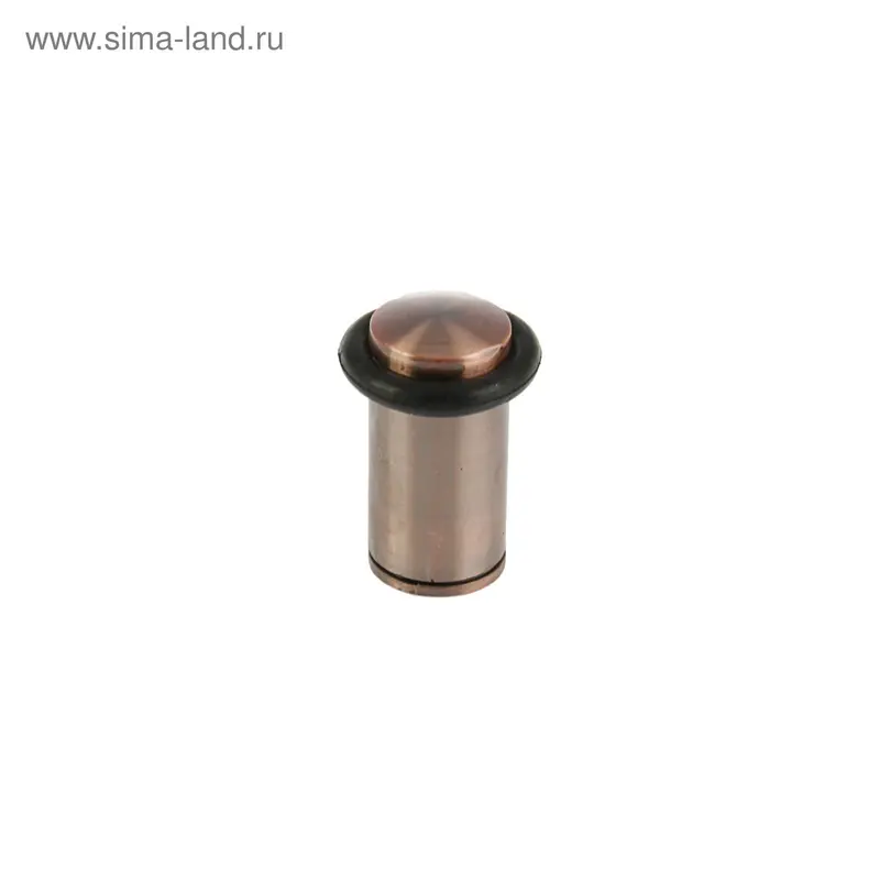 Упор дверной U301AC, d=28 мм, h=57 мм, цвет медь