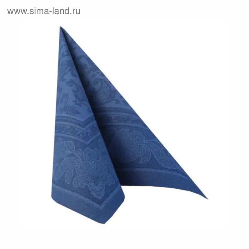 Салфетка "Орнамент", 33х33 см, синий, 20 шт