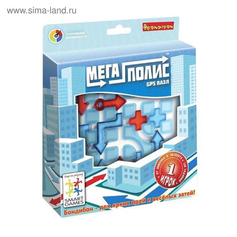 Логическая игра "Мегаполис. GPS-пазл"