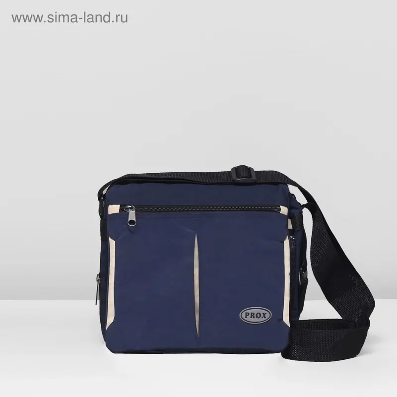 Сумка молод М-397, 25*12*23 см, 1 отдел на клапане, нар карман, синий