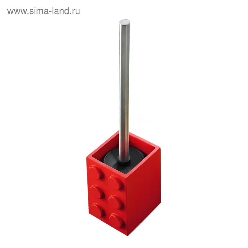 Ёрш для унитаза Bob, цвет красный