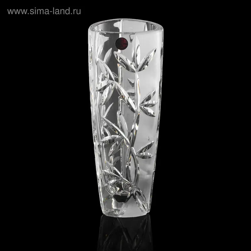 Ваза хрустальная "Этюд" малая 9,5*9,5*25 см
