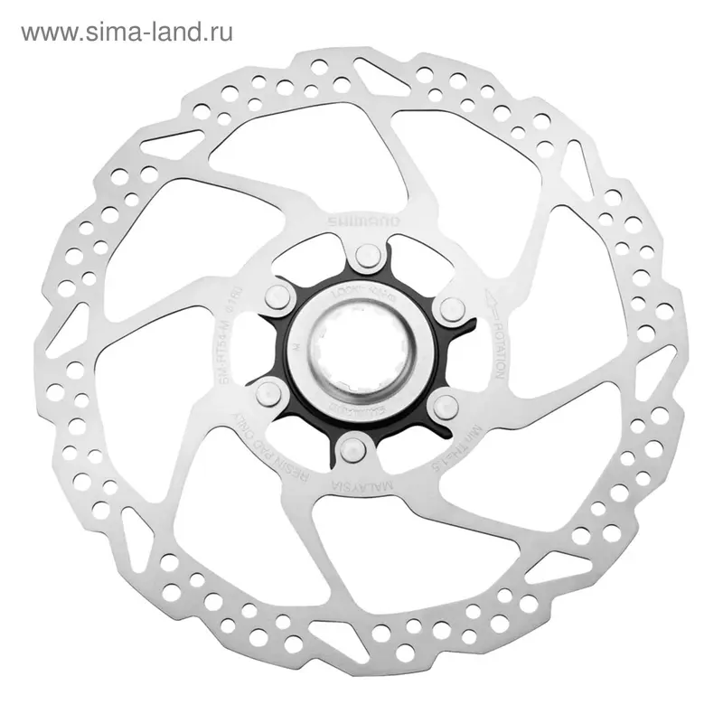 Тормозной диск Shimano RT54, 160 мм, C.Lock, только для пласт колод