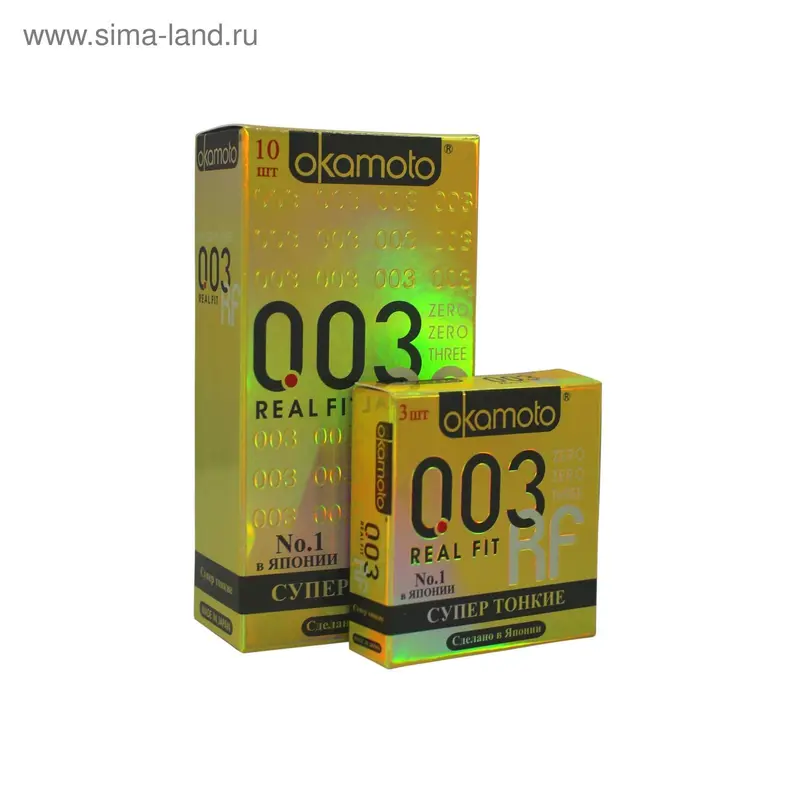 Презервативы «Okamoto» Real Fit, 3 шт