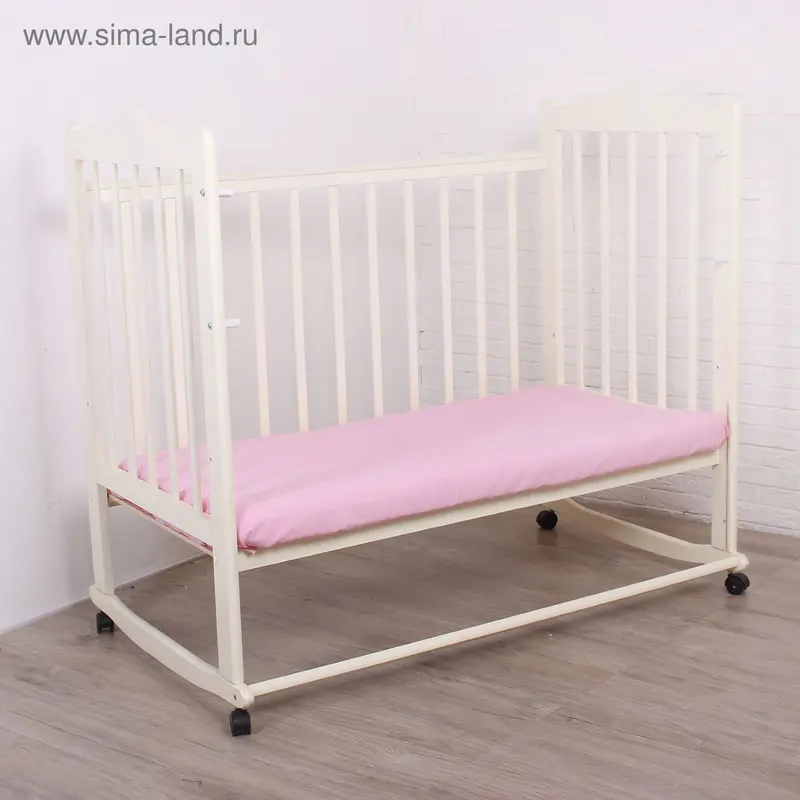 Простынь, размер 100х150 см, цвет розовый 13/2