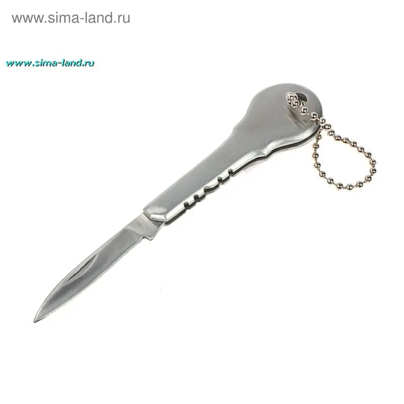 Нож перочинный "Ключ", серебристый