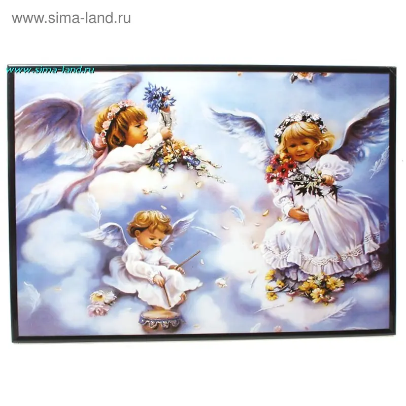 картина постер 30*40 см ангелочки