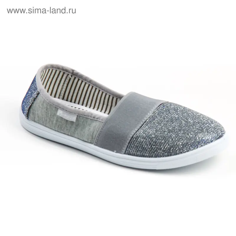 Кеды детские, размер 35, цвет серый (арт. ML28K-3)