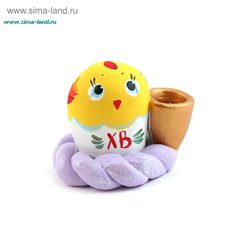 Сувенир - подсвечник "Цыпленок"