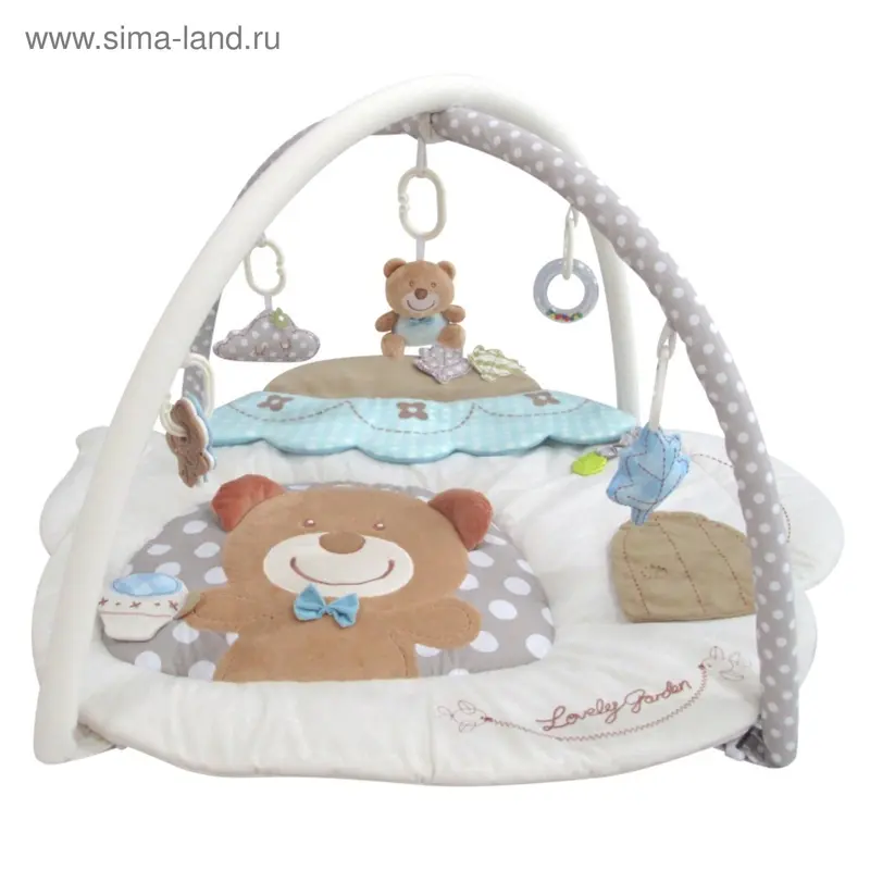 Развивающий игровой коврик MERX "Мишутка"