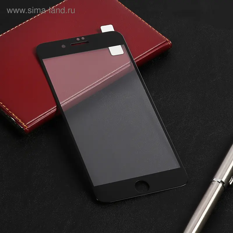 Защитное стекло CaseGuru для iPhone 7 Plus Full Screen Black, 0.3 мм, черное