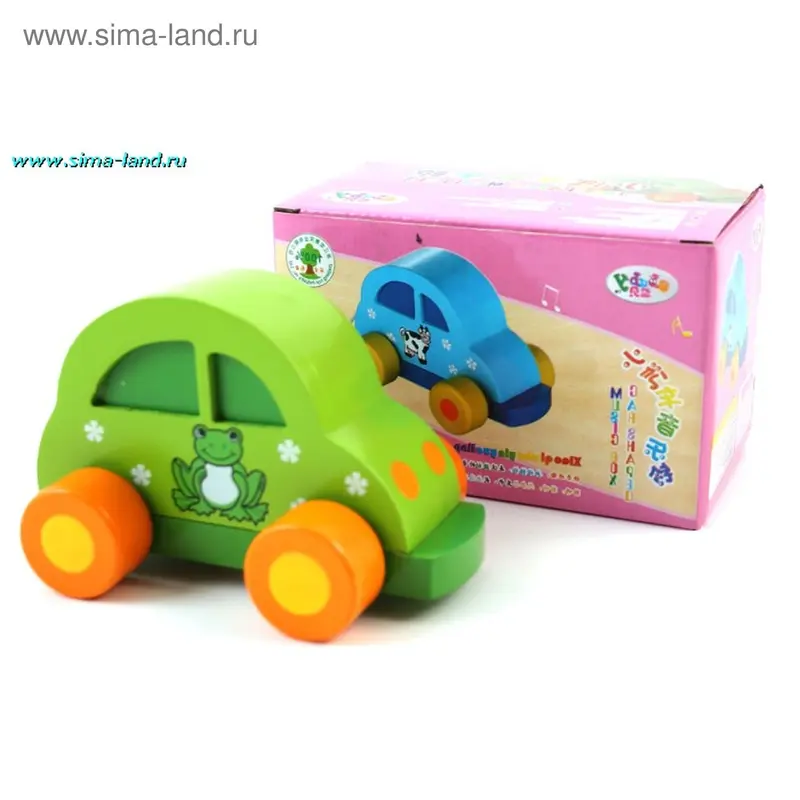 Игрушка музыкальная - машинка с колыбельной, в коробке